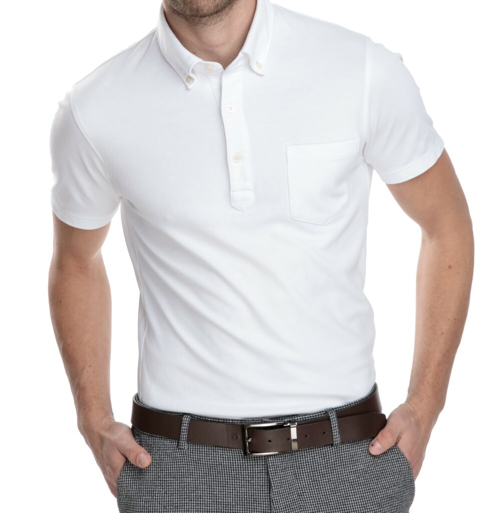 pocket shirt white