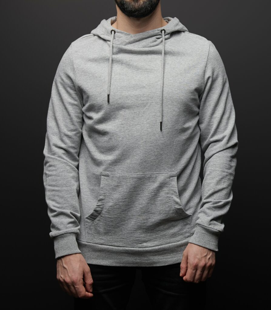 custom gray hoodie
